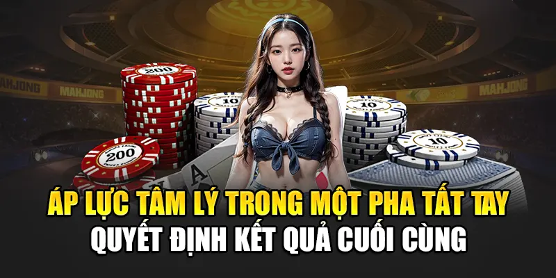 Tìm Hiểu All In Poker Là Gì Và Cách Vận Dụng Chuẩn Xác 2 Áp lực tâm lý trong một pha tất tay quyết định kết quả cuối cùng