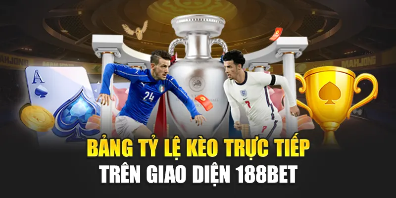 Hiểu Rõ Kèo Trên Kèo Dưới Khi Cá Cược Tại Nhà Cái 188Bet 1 Bảng tỷ lệ kèo trực tiếp trên giao diện 188Bet