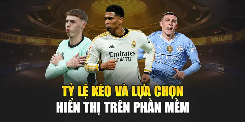 Phần Mềm Cá Độ Bóng Đá Hiện Đại Tại Nhà Cái 188Bet 1 Tỷ lệ kèo và lựa chọn hiển thị trên phần mềm